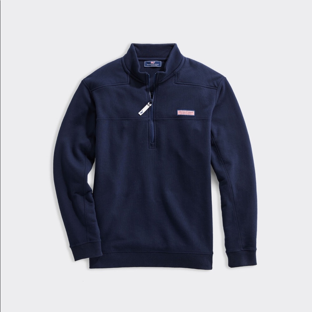 Vineyard Vines The Shep Shirt navy quarter zip XS - Picture 6 of 9